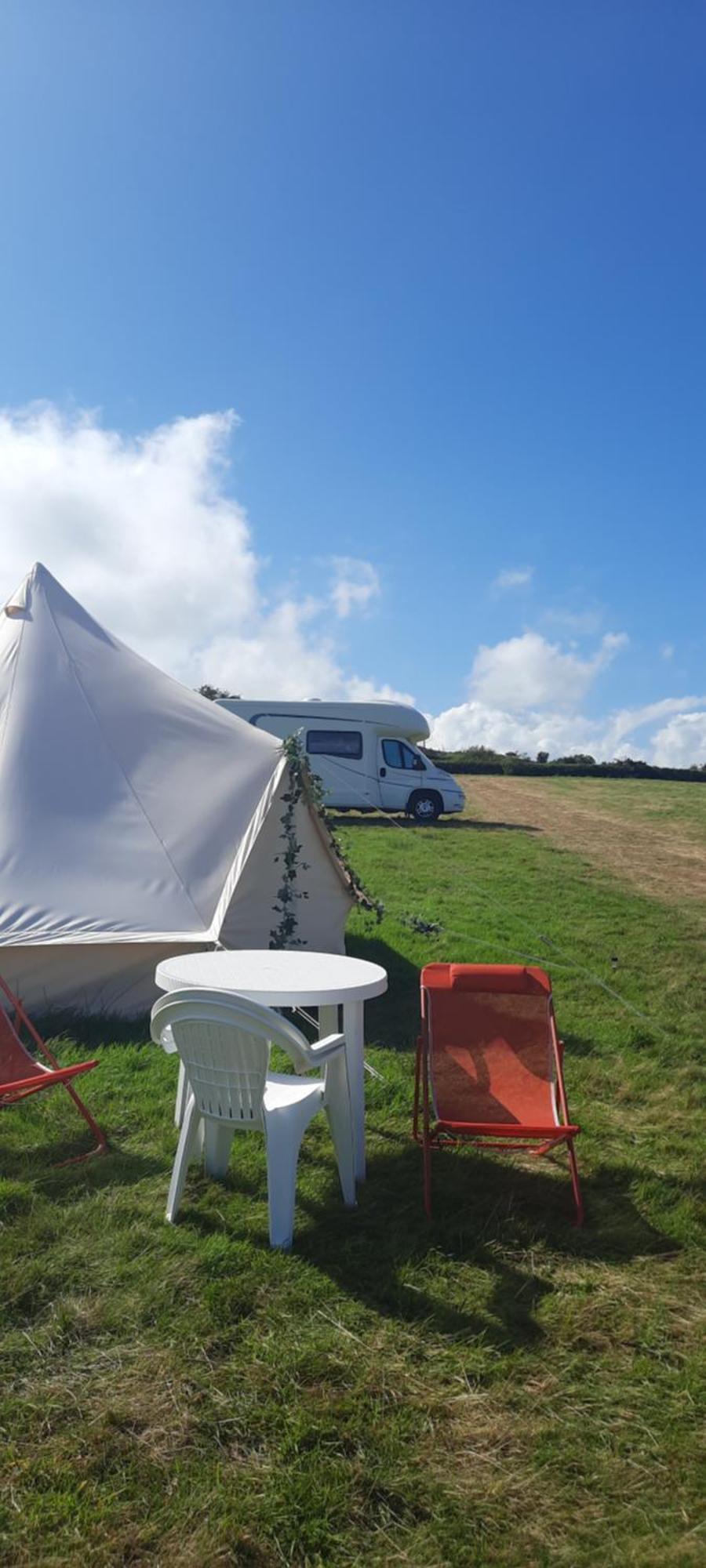 Summit Camping Kit Hill Cornwall Panoramic Views Grass Pitch From 15Pn Or Bella Bell Tent 75Pn Callington Esterno foto